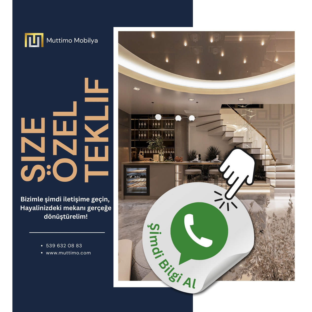 İstanbul Otel İç Mekan Projesi - Lüks Mobilya Tasarım - Muttimo Mobilya