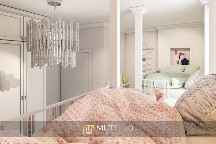 BRİGA TOWERS PROJECT ÇİFT RANZALI ÇOCUK ODASI