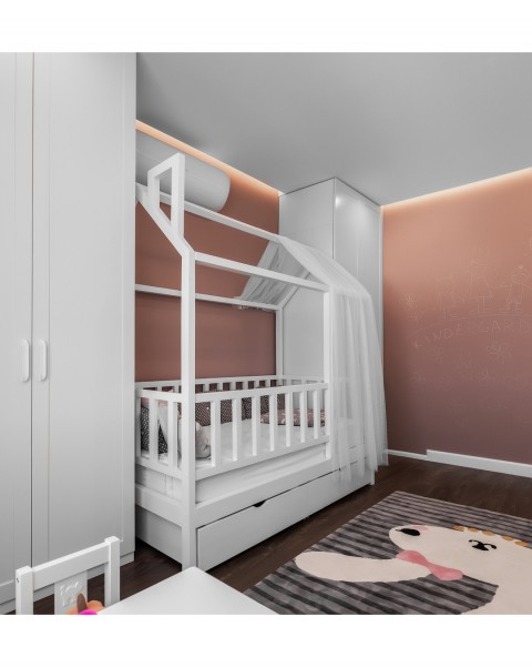 FERİKANA ÇATILI YATAK MONTESSORİ MODERN ÇOCUK ODASI
