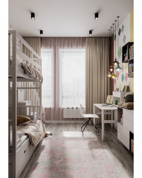 STEPİNGA RANZALI MODERN ÇOCUK ODASI